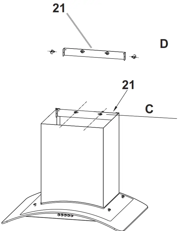 comfee CVG30W9AST Range Hood - Fig9