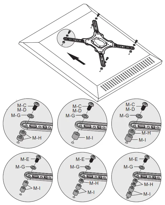 NEWSTAR LED W420BLACK AV and IT Flat Screen Wall Mounts - fig 10