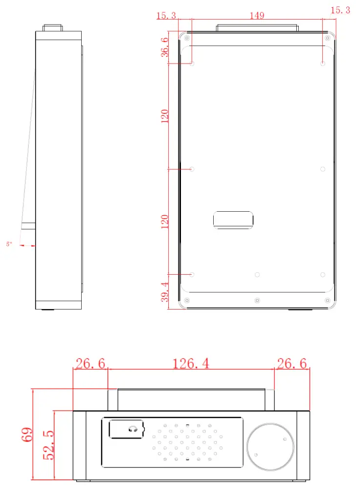faytech BMX 7 Inch APL SurfaceMount Phase3 07N4200APLBMX - 1