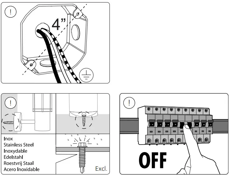 PHILIPS Econic Outdoor Wall Lamp - part list2