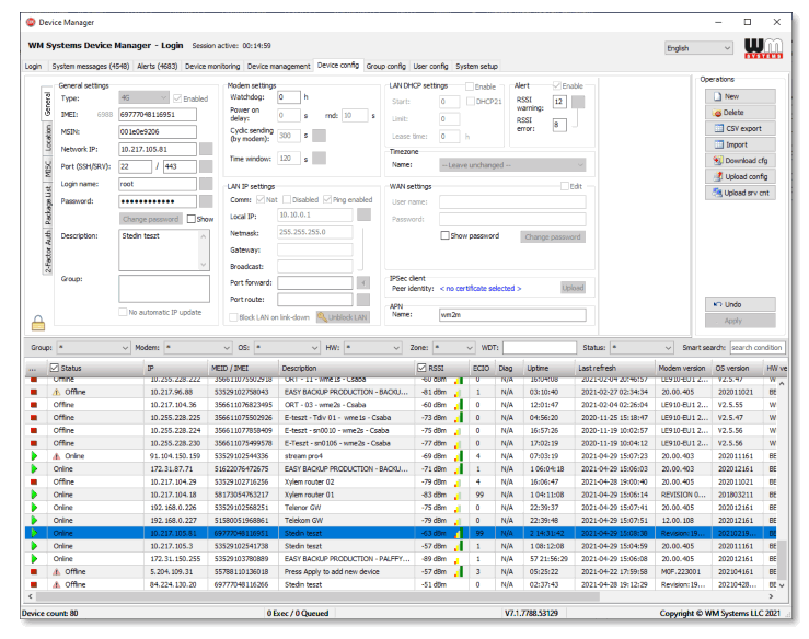 WM SYSTEMS Device Manager Server -