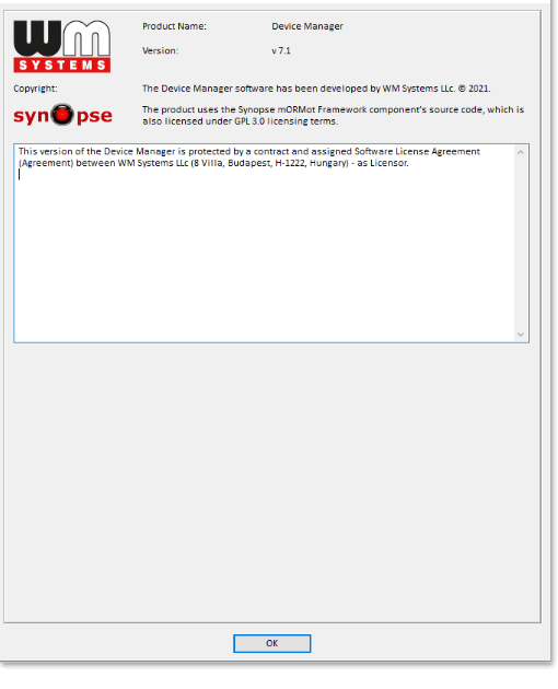 WM SYSTEMS Device Manager Server - Fig1