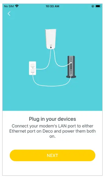 tp link Deco X50 Outdoor Mesh WiFi - Deco to your modem