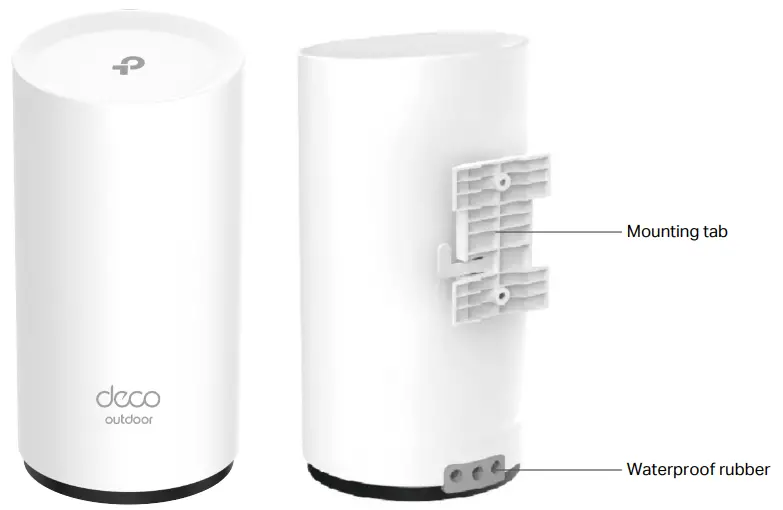 tp link Deco X50 Outdoor Mesh WiFi - Reset button