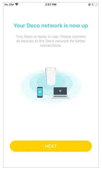 tp link Deco X50 Outdoor Mesh WiFi - Setup complete