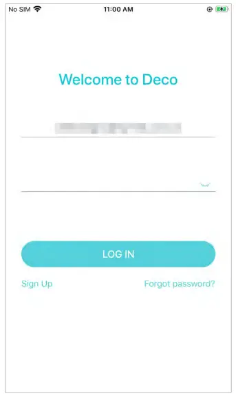 tp link Deco X50 Outdoor Mesh WiFi - sign up with