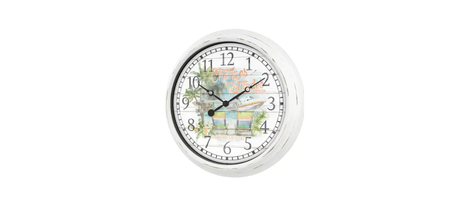 La Crosse Technology 433-3841mv6 Margaritaville Indoor Outdoor Wall Clock User Manual La Crosse Technology 433-3841mv6 Margaritaville Indoor Outdoor Wall Clock User Manual
