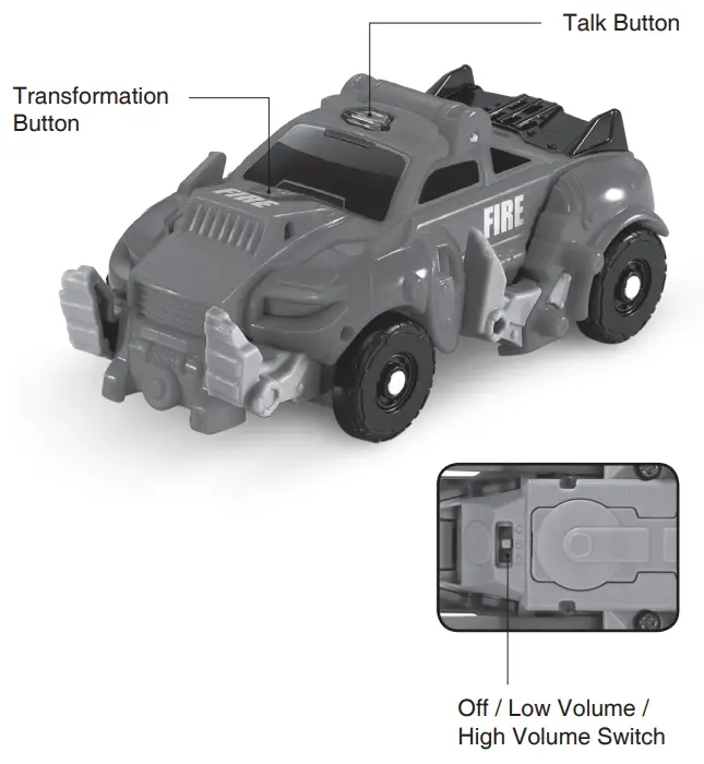 vtech Switch and Go Wolf Fire Chief - Fig 1