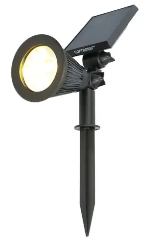 HOFTRONIC 4409098 Bend Solar Garden Spotlight