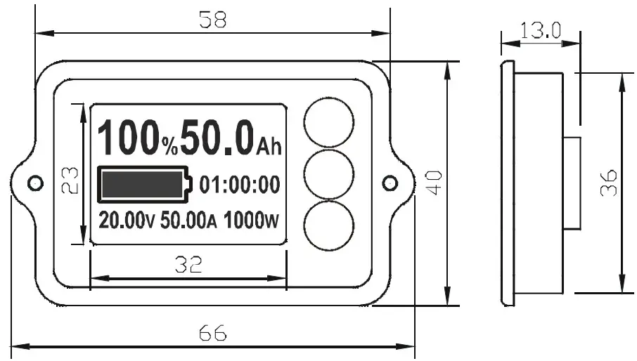 EXPION360 EX BM350 Battery Monitor Kit - Fig1