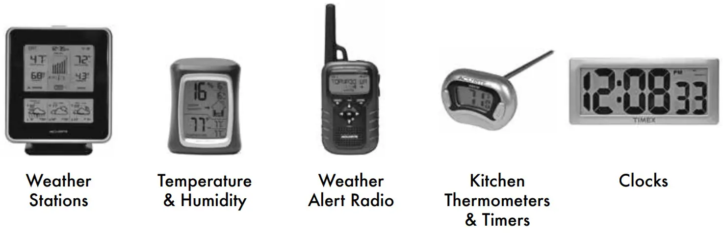 AcuRite Thermometer with Probe 00217 - 00888 - Clocks