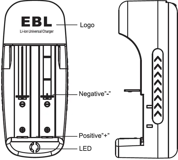 EBL LN-6412 Lithium Universal Battery Charger 01