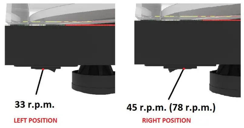 Pro Ject Debut III Phono BT Turntable - switch to the right