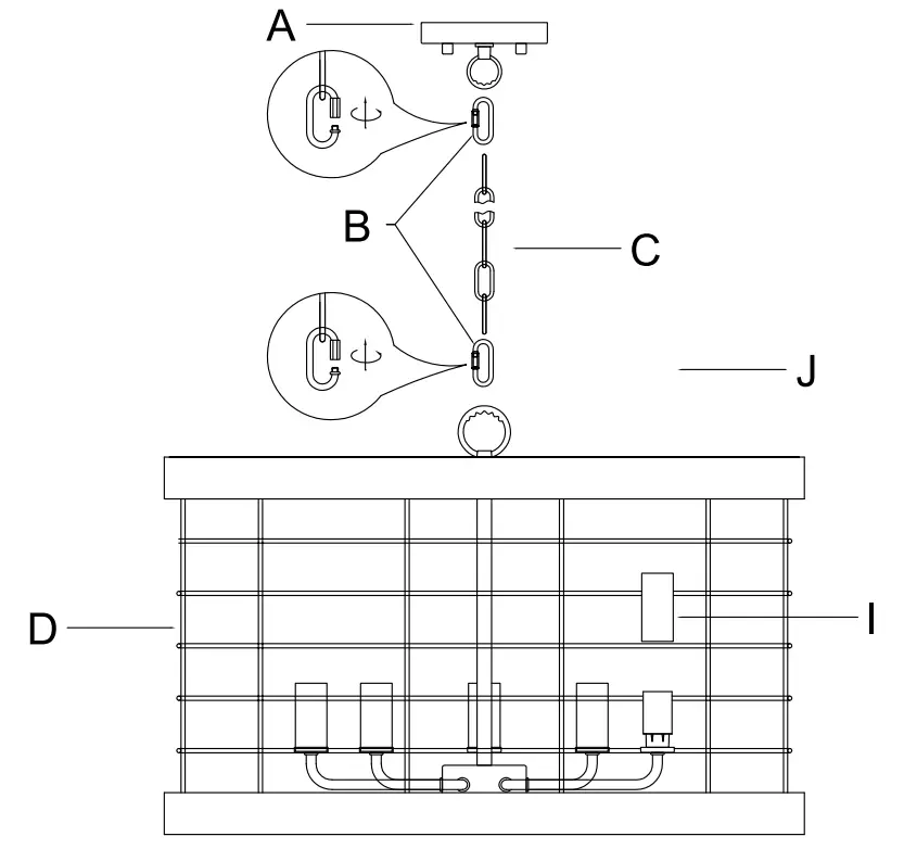 MAXIM LIGHTING 12515 Homestead 24 Inch 5-Light Chandelier - fig 3