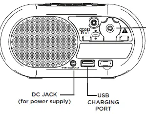 iHome iBT245 Dual Alarm Clock with Bluetooth Speaker and USB Charging 2