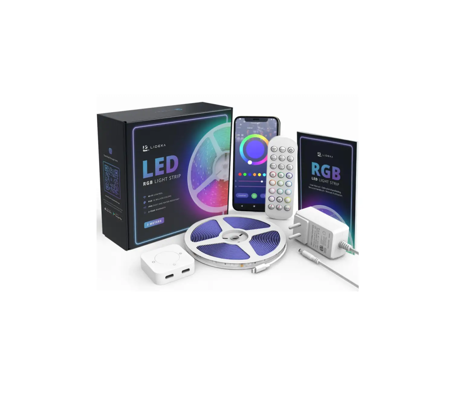 Lideka 25308 Led Rgb Light Strip User Manual
