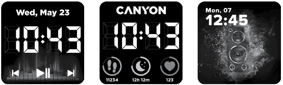 CANYON SW 78 Black Salt Smartwatch - fig 28