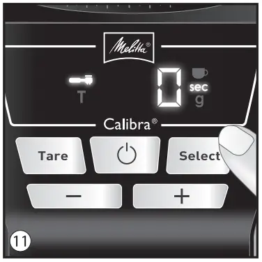 Using the coffee grinder