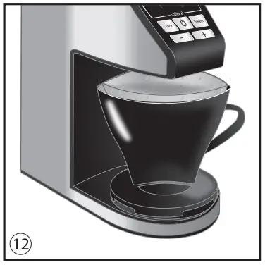 Using the coffee grinder