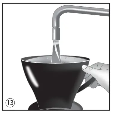 Using the coffee grinder