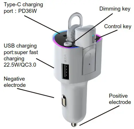 TEMU V16 Wireless Car Charger - overview