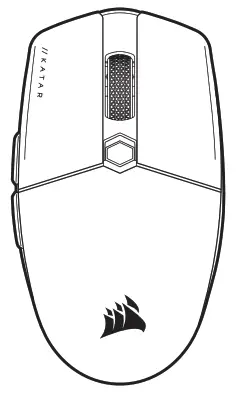 CORSAIR KATAR ELITE WIRELESS Slipstream Gaming Mouse