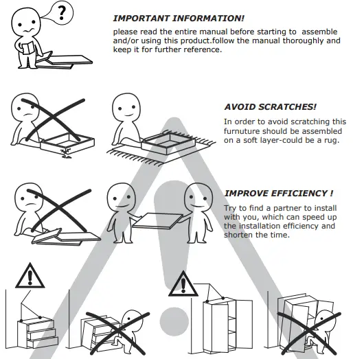 FUFU-GAGA-4-Tier-Freestanding-Bookcases-with-1-Drawer-Display-Cabinet-FIG-1