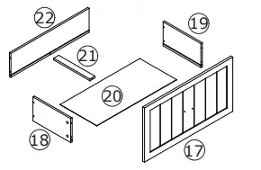FUFU-GAGA-4-Tier-Freestanding-Bookcases-with-1-Drawer-Display-Cabinet-FIG-5