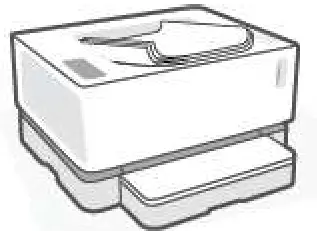 hp Neverstop Laser 1000 Series Printer - Output defects