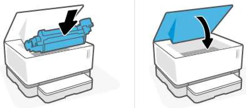 hp Neverstop Laser 1000 Series Printer - cover