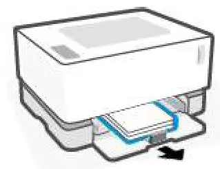 hp Neverstop Laser 1000 Series Printer - media stack