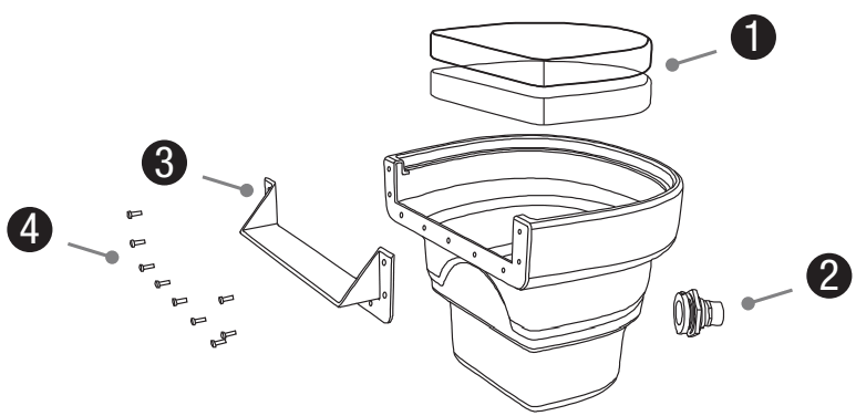 Aquascape 99774 BioFalls 1000 Filter - Replacement Parts
