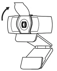 logitech C920e HD Webcam - ATTACH THE PRIVACY SHUTTER 3