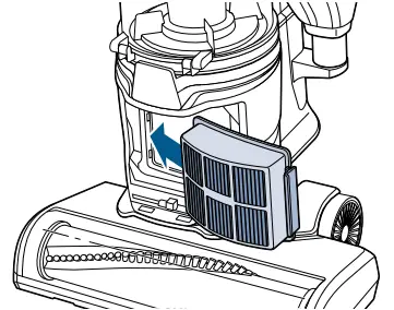 BISSELL 2849 Multiclean Allergen Pet Vacuum Cleaner- Post-Motor Filter 3