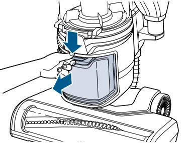 BISSELL 2849 Multiclean Allergen Pet Vacuum Cleaner- Post-Motor Filter