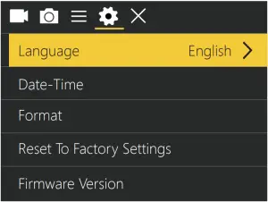 General Setting Mode