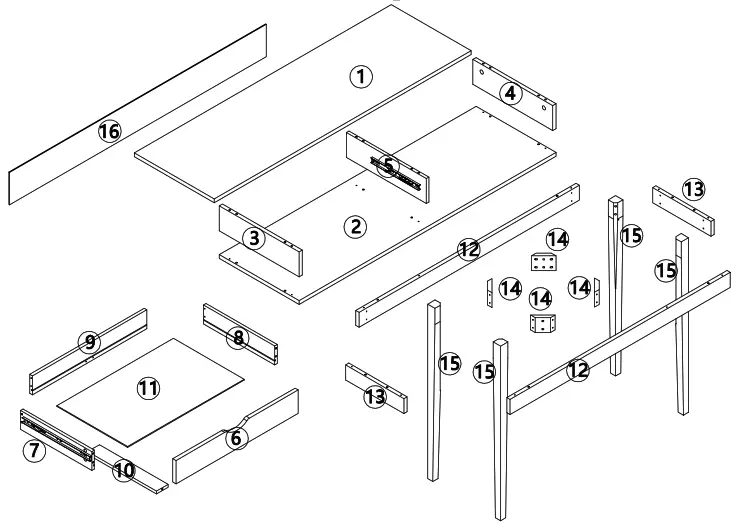 Kmart Stewart Hall Table - fig 1