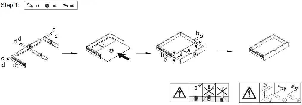 Kmart Stewart Hall Table - step 1