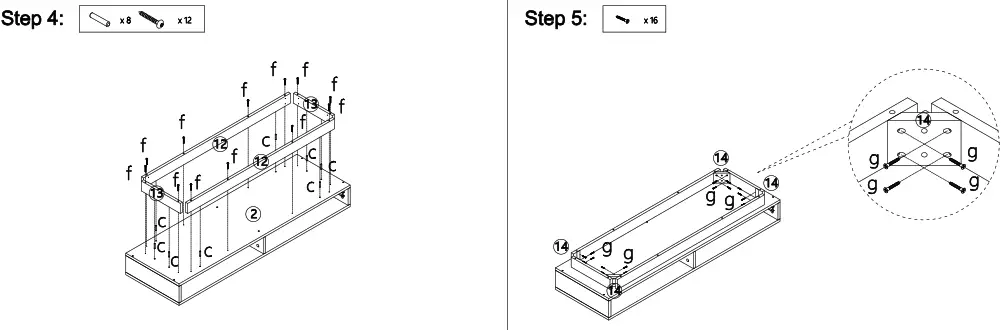 Kmart Stewart Hall Table - step 3