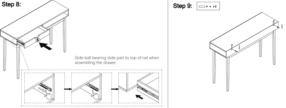Kmart Stewart Hall Table - step 5