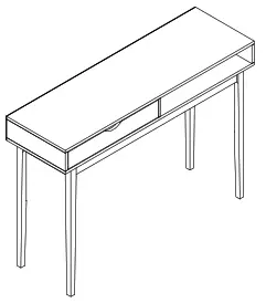 Kmart Stewart Hall Table - step 7