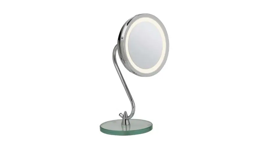 Homedics M-7049 Illuminated Beauty Mirror Spa Refective Instruction Manual And Earranty Information