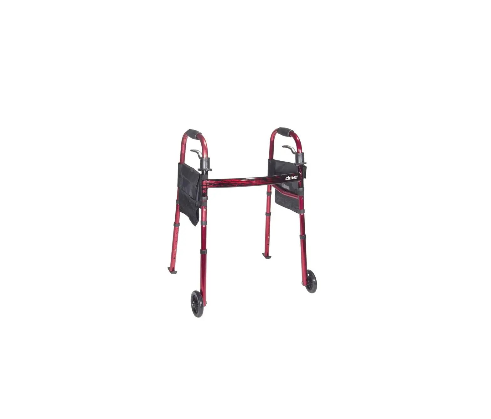 Mckesson 146-rtl10263kdr Deluxe Portable Folding Travel Walker Instructions