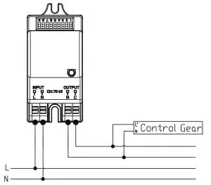 saxby 77902 Forca Gloss White LED Emergency Bulkhead - detailedu