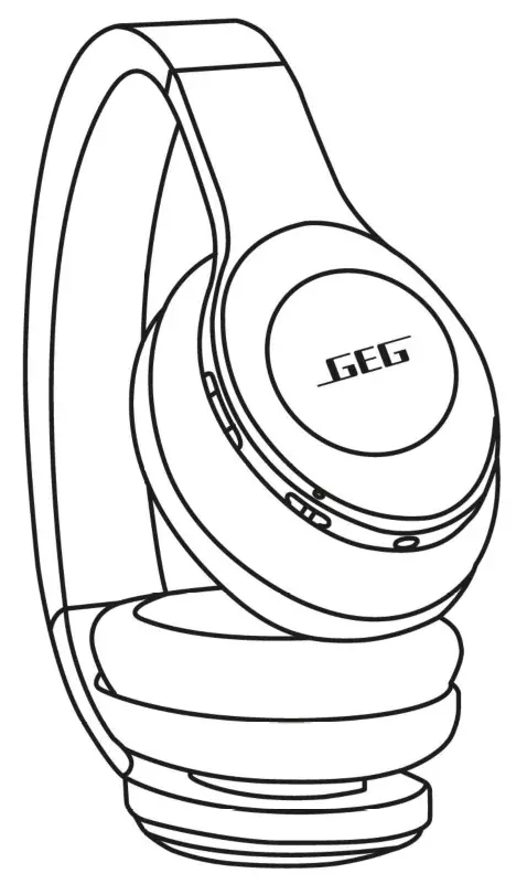 GEG NC09 Active Noise Cancelling Bluetooth Headphone