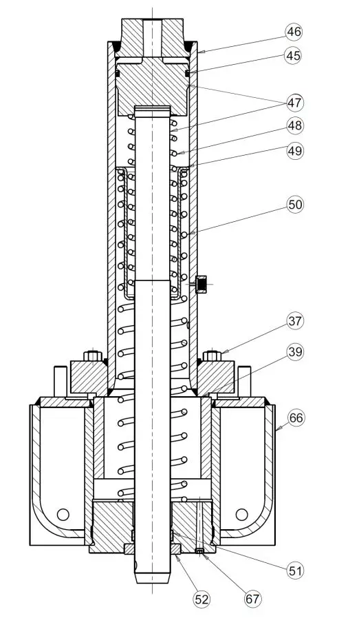 DAKE 6-225 Air-Operated Hydraulic Press Air Pump Instruction Manual - POWER UNIT ASSEMBLY