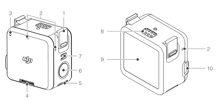 dji 6483020 Action 2 Power Combo 4K Action Camera- Accessories