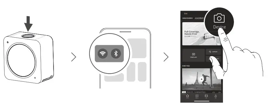 dji 6483020 Action 2 Power Combo 4K Action Camera- Activation