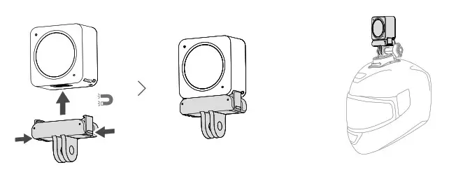 dji 6483020 Action 2 Power Combo 4K Action Camera- Adapter Mount 2