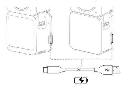 dji 6483020 Action 2 Power Combo 4K Action Camera- Charging
